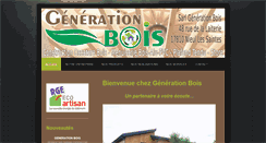Desktop Screenshot of generation-bois.fr
