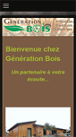 Mobile Screenshot of generation-bois.fr